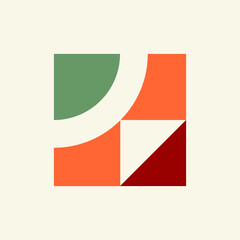 Abstract logo. Logo design. Template elements. Geometric abstract logo