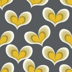 seamless pattern with hearts