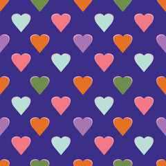 seamless hearts pattern