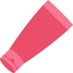 Illustration of a Pink Tube of Cream