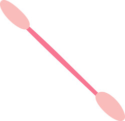 Cotton swab with pink tips Element