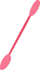Cotton swab with pink tips Element