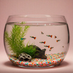 구피 어항 물고기