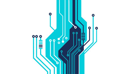 Circuit board design representing technology and innovation.