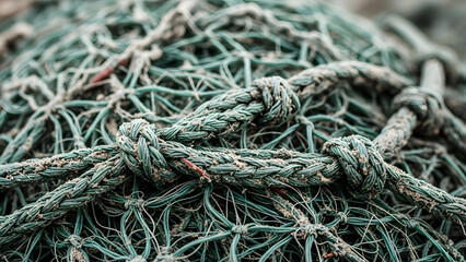 fishing nets and ropes