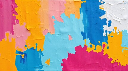 Colorful abstract paint background in urban style and modern texture.