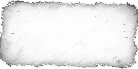 Distressed white paper texture with grunge border vintage style perfect for backgrounds and overlays