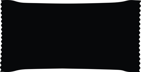 Illustration Candy wrapper blank package template design silhouette vector