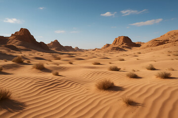 Naklejka premium sand dunes in the desert