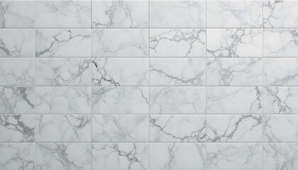 Elegant white marble tiled wall with natural grey veining, a luxurious background texture for modern design projects. cararra marble