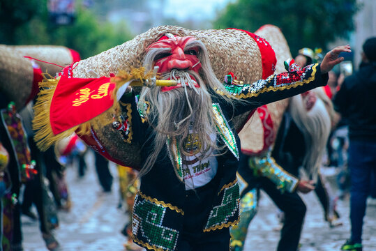 Festival internacional de mascaras danzantes celebrado en Coscomatepec, Veracruz en el mes de noviembre de 2025