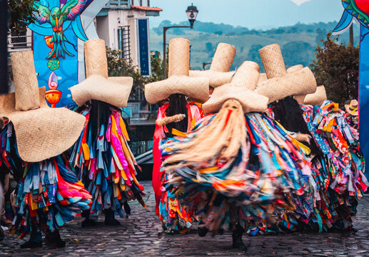 Festival internacional de mascaras danzantes celebrado en Coscomatepec, Veracruz en el mes de noviembre de 2025