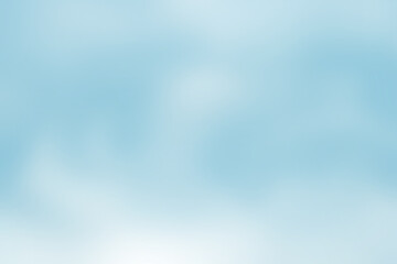 Abstract backdrop bright blue sky and clouds light blue blurred background. With copy space.	
