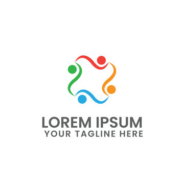 Creative Organization logo design template 