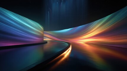 Explore spectacular 360-degree abstract visuals at an immersive dome theater showcase