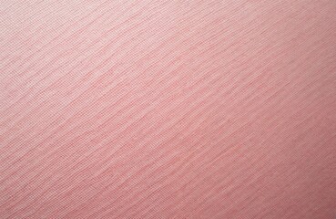 Fototapeta premium Pink textile texture. Cloth material close up shot. Fabric canvas with woven thread structure. Rough linen surface. Soft natural background.
