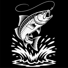 fishing t-shirt design