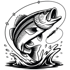 fishing t-shirt design