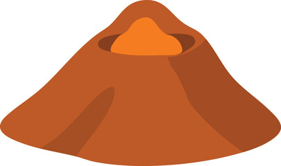 Shield volcano with central lava pool © KEI KATA