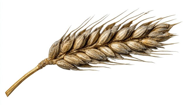 “Clean-label” visual: ultra-crisp grain texture, side copy-space for purity badge—natural food ad or health-app icon