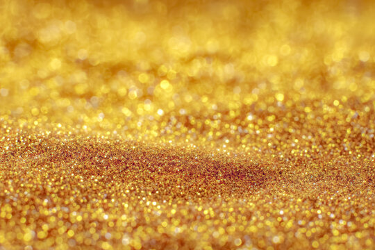 Festive Gold Celebration, Warm golden sparkle brings an upbeat party mood. Bright points of light add joy for holiday cards and event designs.