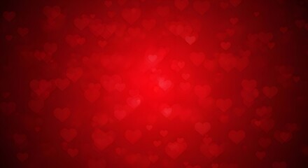 Abstract pixelated red background with subtle light effects and vignette