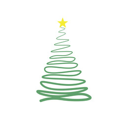 Swirly Christmas Tree