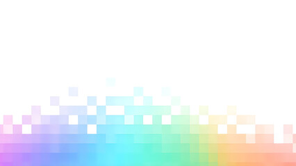 Abstract colorful pixelated gradient background representing digital technology, innovation, and modern connectivity. isolated on white background