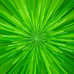 Obraz premium Radial Burst Lines Motion Abstract Green Background