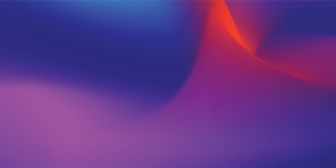 A vibrant abstract background featuring a smooth, fluid gradient of deep blue, purple, and a glowing streak of orange-red light.