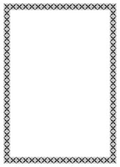 Elegant vector certificate frames featuring decorative borders.