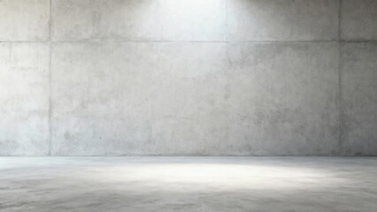 Fototapeta premium Empty room with a concrete wall and soft lighting.