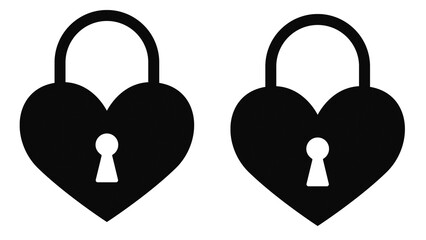 Unlock your heart with this modern heart shaped padlock, a symbol of love, security, and unbreakable bonds, perfect for romantic designs and heartfelt messages