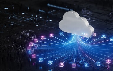 Cloud Computing Network Server Artificial Intelligence Data Modernization Transformation Technology	