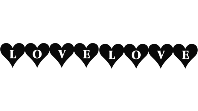 Express Your Affection with a Stylish and Minimalist Love Symbol, Perfect for Valentine's Day Greetings and Romantic Designs, Conveying Emotion and Connection