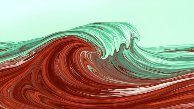 red and green abstract background
