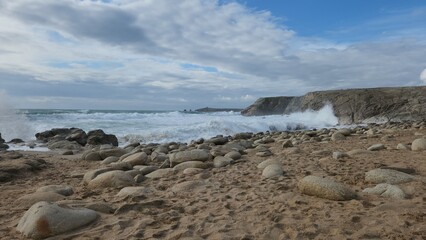 beach and rocks