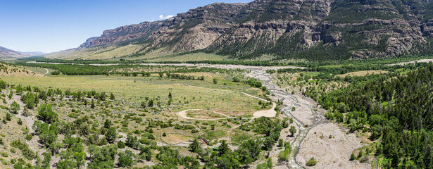 Wide Valley in Wyoming's Shoshone River wilderness