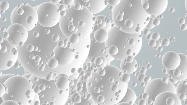abstract background with withe circles. White ball 