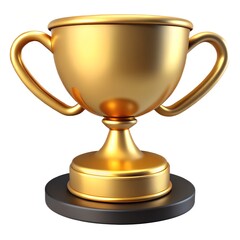 Celebrate success with this stunning golden trophy, perfect for awards ceremonies, business achievements, and recognizing outstanding performance