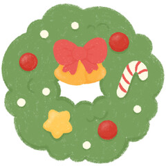 Capybara Christmas wreath 