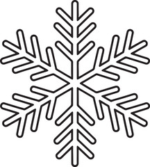 snowflake vector illustration