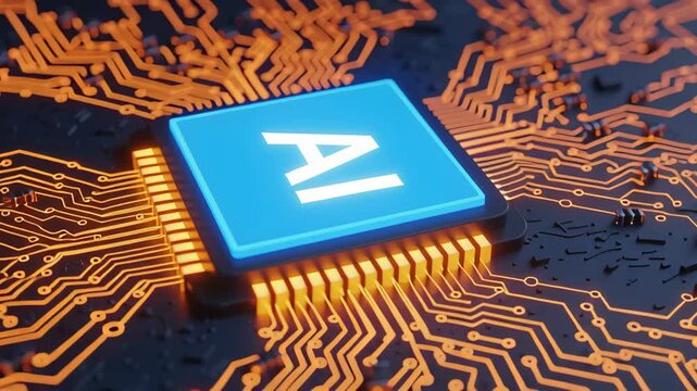 Quantum computing processing future technology innovation science physics algorithm network data speed ai glowing microchip inspires progress intelligent design prototype circuit processor computing