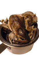 Boiled pollack head used in Korean cuisine