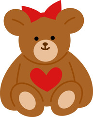 곰인형 장난감 일러스트 