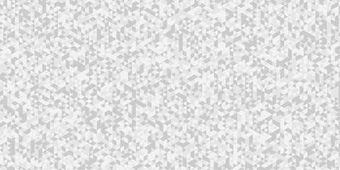 Obraz premium Abstract low polygon cubic white and gray vector poly triangle texture geometric pattern composed of triangular. geometric wall tile and metal cube background triangle wallpaper design.