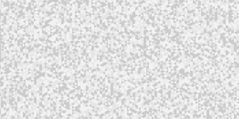 Abstract low polygon cubic white and gray vector poly triangle texture geometric pattern composed of triangular. geometric wall tile and metal cube background triangle wallpaper design.	
