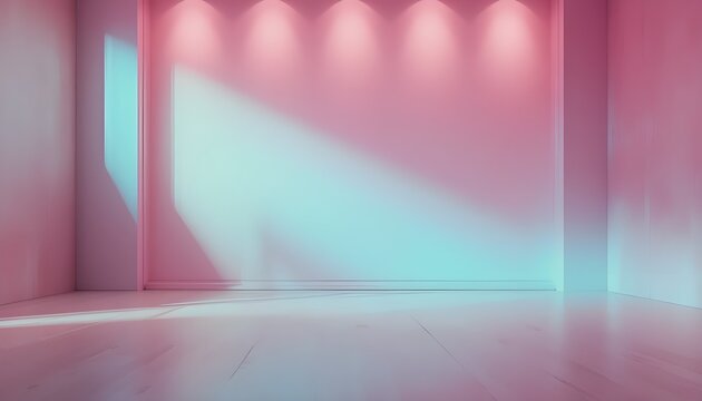 “Abstract Pink Gradient Background – Studio Backdrop with Clean 3D Render for Product Display”
