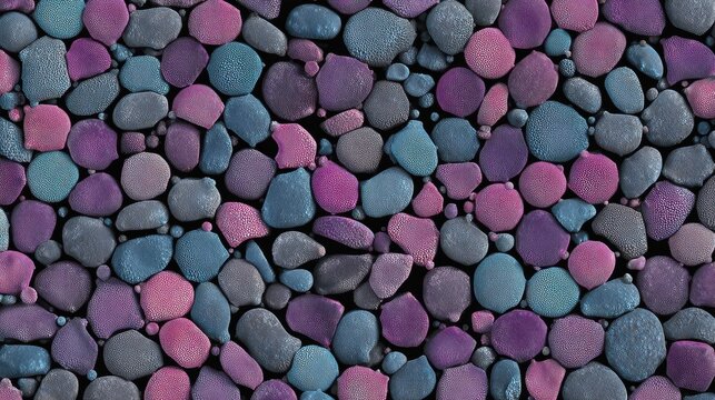 Colorful Self-Healing Polymer Micro Texture Seamless Background Pattern