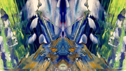 Abstract art background . Hand painting artwork on canvas .